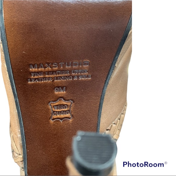 NEW Max Studio Woven Platform Booties - Picture 5 of 8